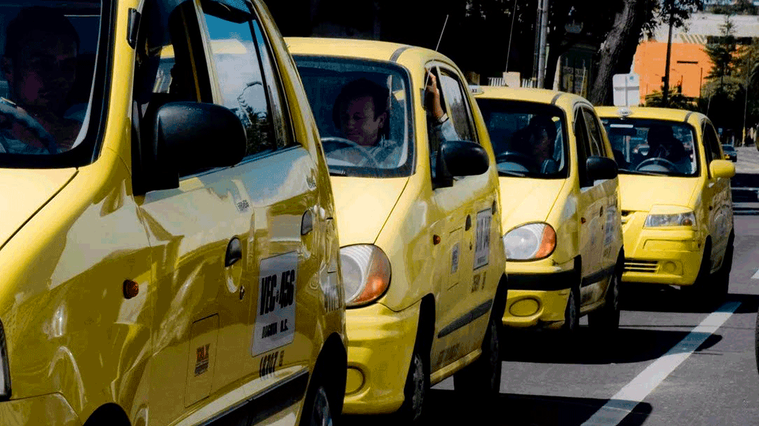 taxis en bogota para transportarse en bogota 