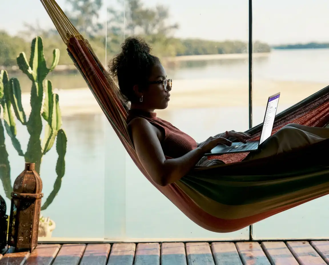 Digital nomad in Colombia