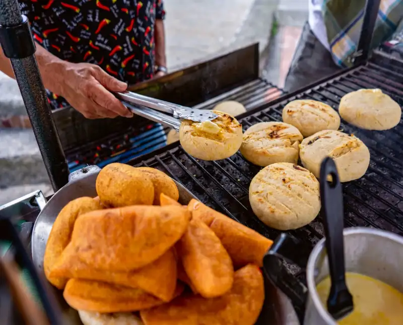 Colombian arepas